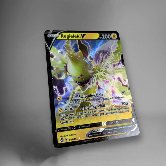 Pokemon | Toys | Pokmon Tcg Regieleki V Silver Tempest 5795 Holo Ultra Rare  | Poshmark